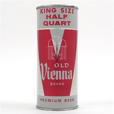 Old Vienna Beer 16 oz Pint Half Quart Flat Top 233-14