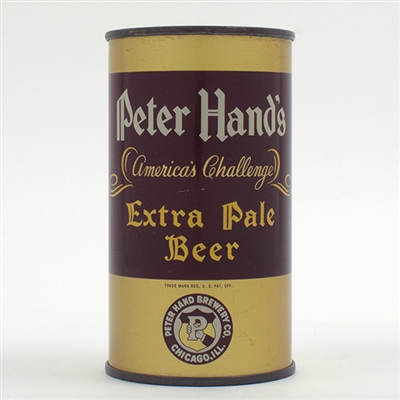 Peter Hand Beer Opening Instruction Flat Top 113-15