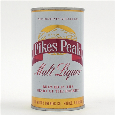Pikes Peak Malt Liquor Flat Top BLANK LID 115-35