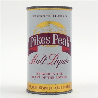 Pikes Peak Malt Liquor Flat Top EXTRA STRONG LID 115-35 DARK MAROON