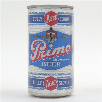 Primo Beer Foil Label Aluminum Flat Top HAWAII 116-38