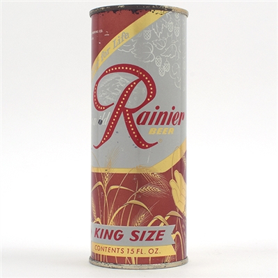 Rainier Jubilee 15 oz Flat Top Ingredients Motif Brown UNLISTED