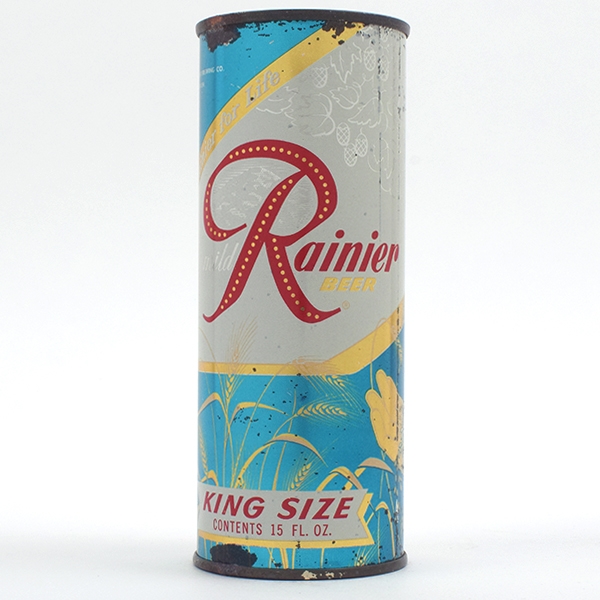 Rainier Jubilee 15 oz Flat Top Ingredients Motif Turquoise UNLISTED