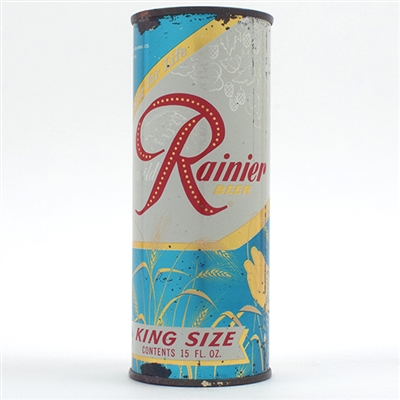 Rainier Jubilee 15 oz Flat Top Ingredients Motif Turquoise UNLISTED