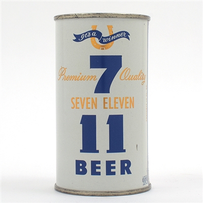 Seven Eleven 7-11 Beer Flat Top BLOCK KEGLINED 132-27