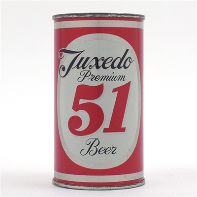 Tuxedo 51 Beer Flat Top ENAMEL SILVER UNLISTED