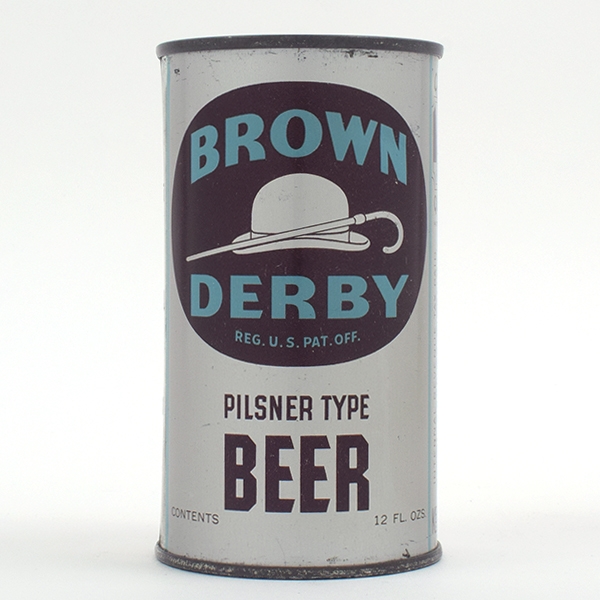Brown Derby Beer Opening Instruction Flat Top HUMBOLDT 42-6
