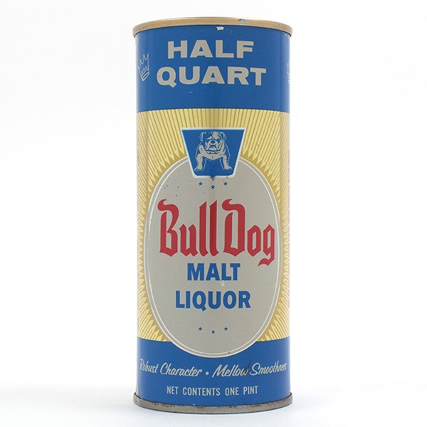 Bull Dog Malt Liquor 16 oz Pull Tab ZIP CODE 143-32