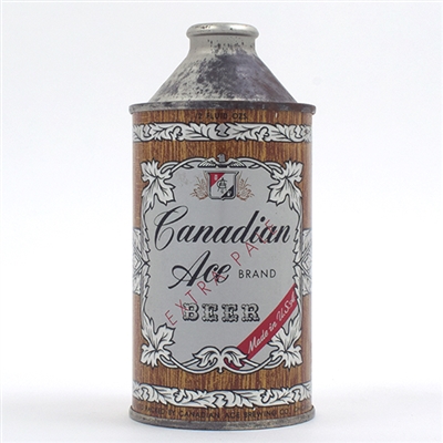 Canadian Ace Beer Cone Top NON-IRTP 156-13