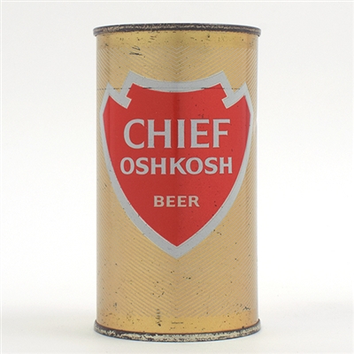 Chief Oshkosh Beer Flat Top UNLISTED ENAMEL