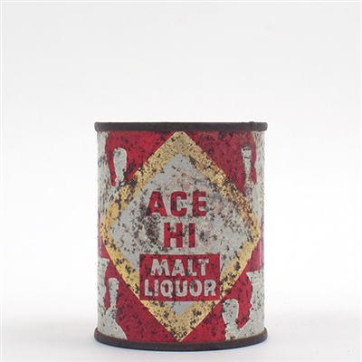 Ace Hi Malt Liquor 8 oz Flat Top 239-7