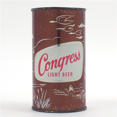Congress Beer Set Can Flat Top BROWN 50-32