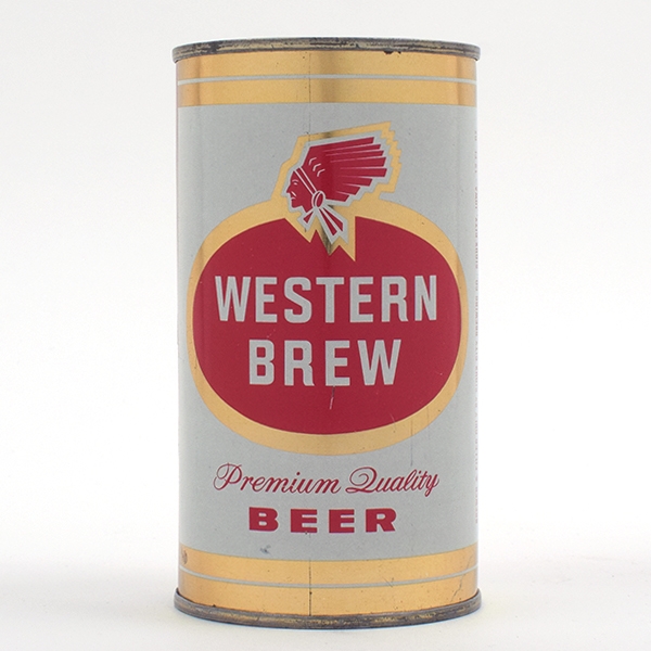 Western Brew Beer Flat Top 145-6 RARE