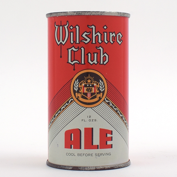 Wilshire Club Ale Opening Instruction Flat Top R9 146-9 INCREDIBLE