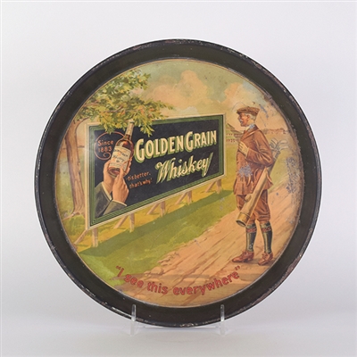 Golden Grain Whiskey Pre-Prohibition Serving Tray