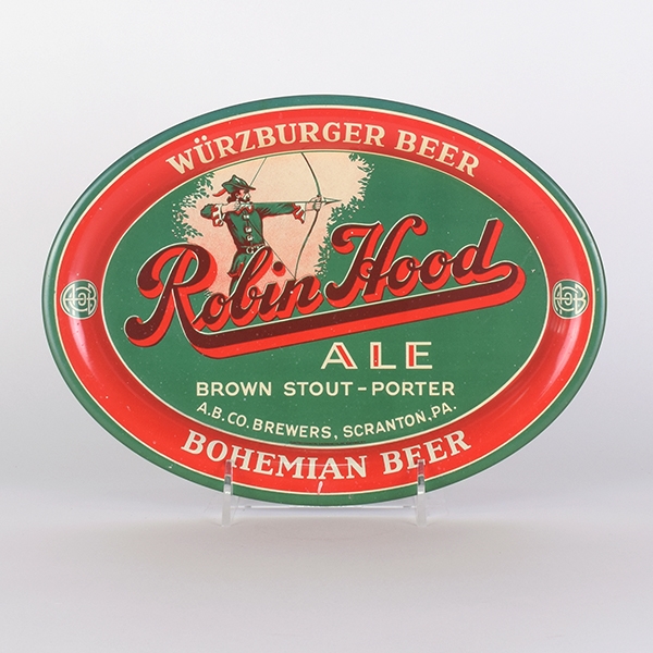 Robin Hood Ale Small 1930s Serving Tray NEAR MINT