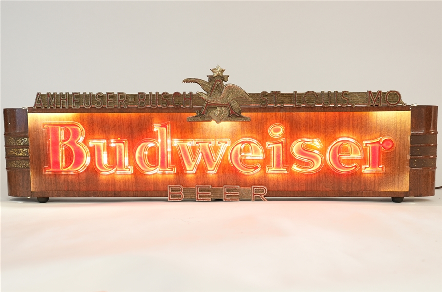 Budweiser 3D Illuminated Sign