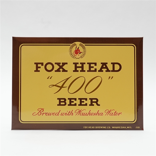 Fox Head 400 Yellow Brown TOC Sign