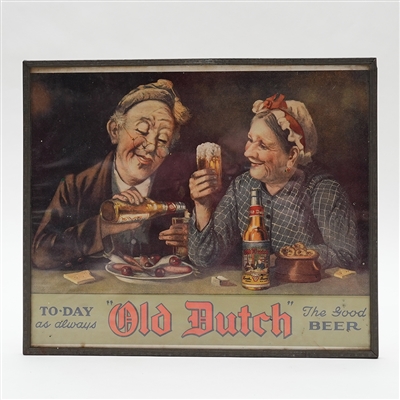 Old Dutch The Good Beer Advertising Sign