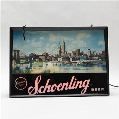 Schoenling Cincinnati Finest MOTION Illuminated Sign