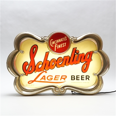 Schoenling Cincinnati Finest Lager Beer Illuminated Sign