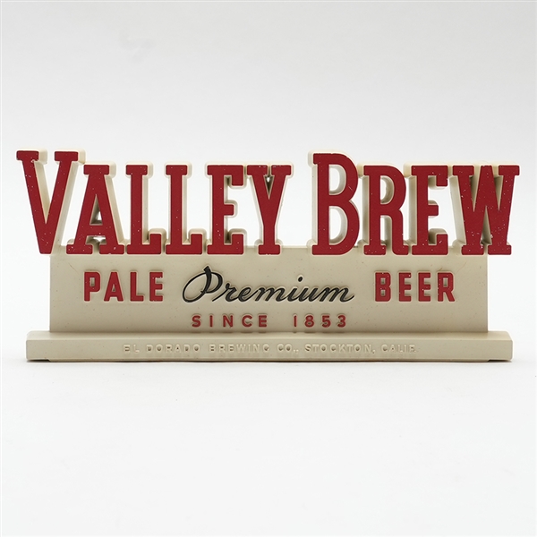 Valley Brew Pale Premium Back Bar Shelf Sign