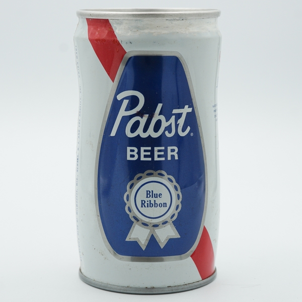 Pabst Blue Ribbon Beer Test Pull Tab CONTOURED BODY 