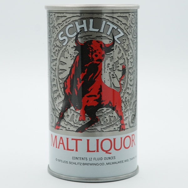 Schlitz Malt Liquor Test Pull Tab RED BULL 