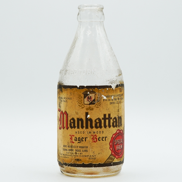 Manhattan Lager Beer Stubby Bottle DNCMT STATEMENT 