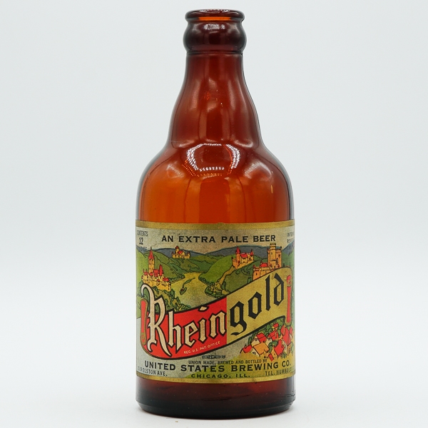 Rheingold Extra Pale Steinie Beer Bottle 