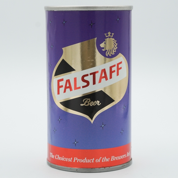 Falstaff Beer Test Pull Tab PURPLE PAPER LABEL 