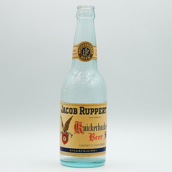 Jacob Ruppert Knickerbocker Beer Bottle 