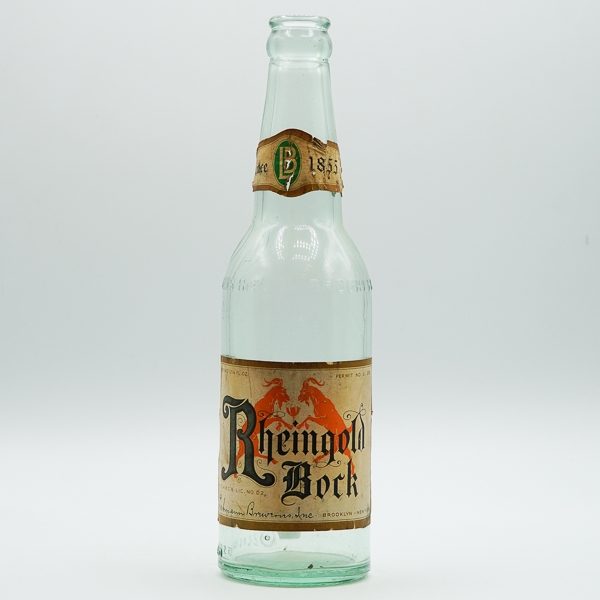 Rheingold Bock Dancing Goats Beer Bottle 