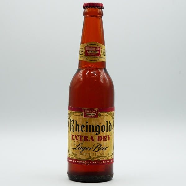 Rheingold Extra Dry Lager Beer Bottle 