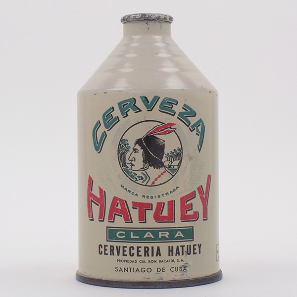 Hatuey Beer Cuban Crowntainer Cone Top