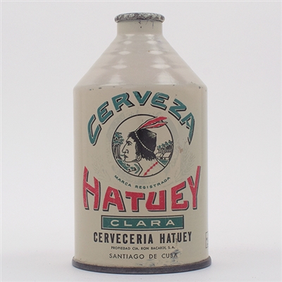 Hatuey Beer Cuban Crowntainer Cone Top