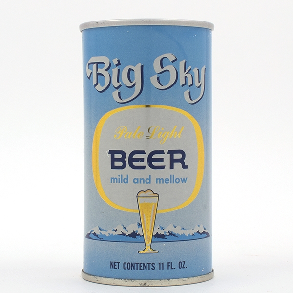 Big Sky Beer 11 OUNCE Fan Tab MINTY 40-1