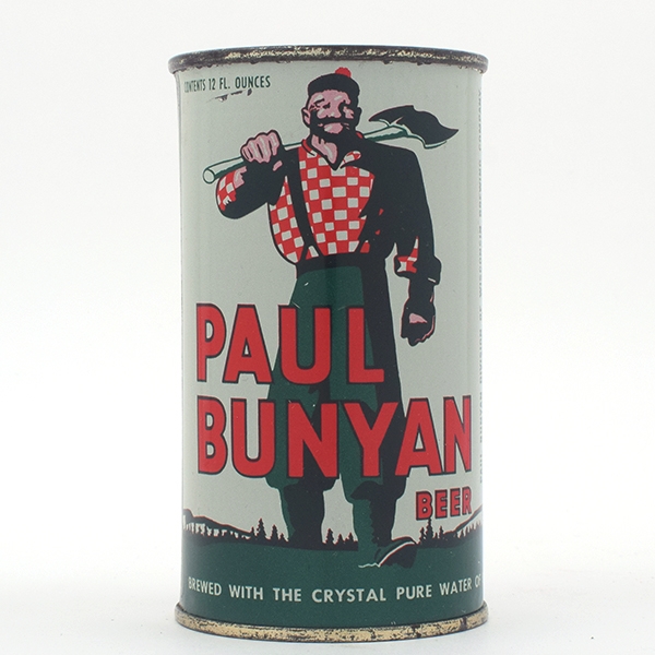 Paul Bunyan Beer Flat Top STATE GREEN NATIONAL 112-26