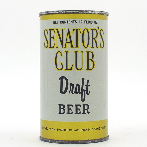 Senators Club Draft Beer ENAMEL GOLD 132-24