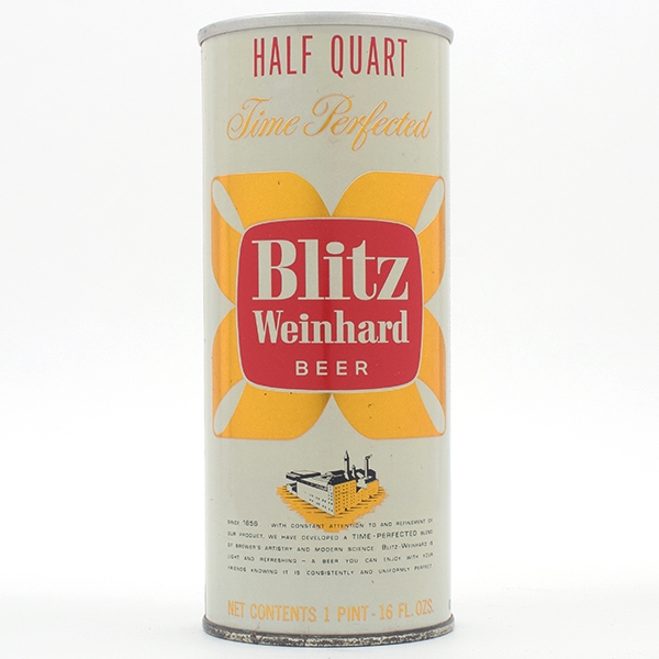 Blitz Weinhard Beer 16 oz U-Tab Pull Tab 141-21