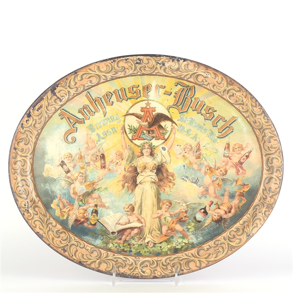 Anheuser-Busch Oval Pre-Prohibition  Serving Tray