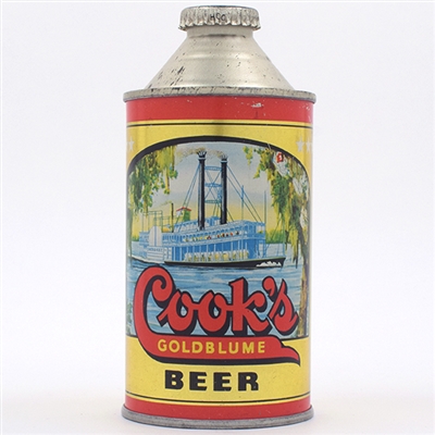 Cooks Goldblume Beer Cone Top NON-IRTP NIEO 4 PERCENT 158-6