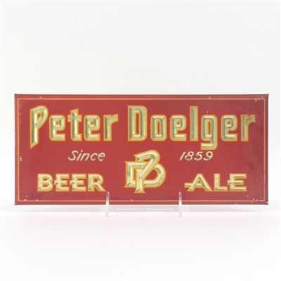 Peter Doelger Beer Ale 1930s TOC Sign