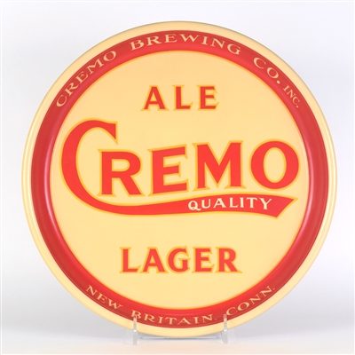 Cremo Ale Lager 1930s Serving Tray