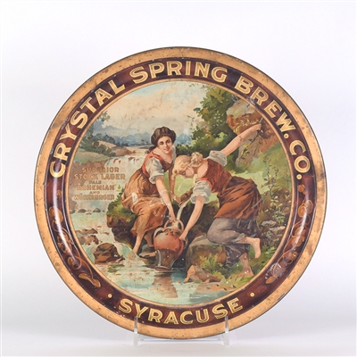 Crystal Spring Brewing Pre-Prohibition Serving Tray