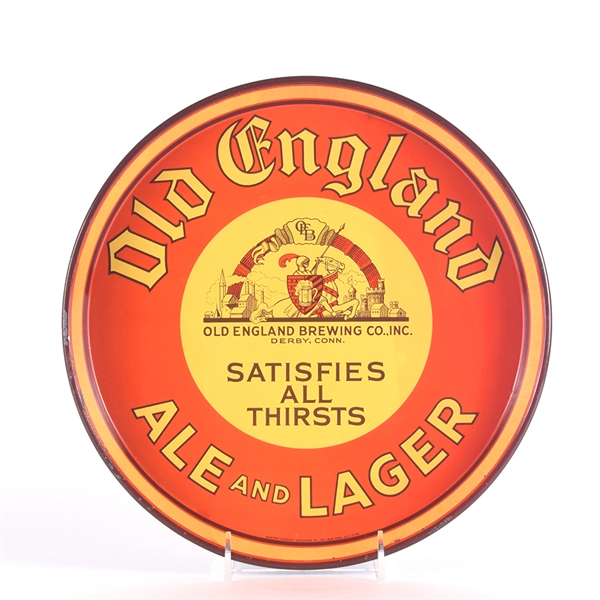 Old England Ale Lager 1930s Serving Tray