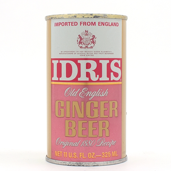 Idris Ginger Beer English Soda Flat Top