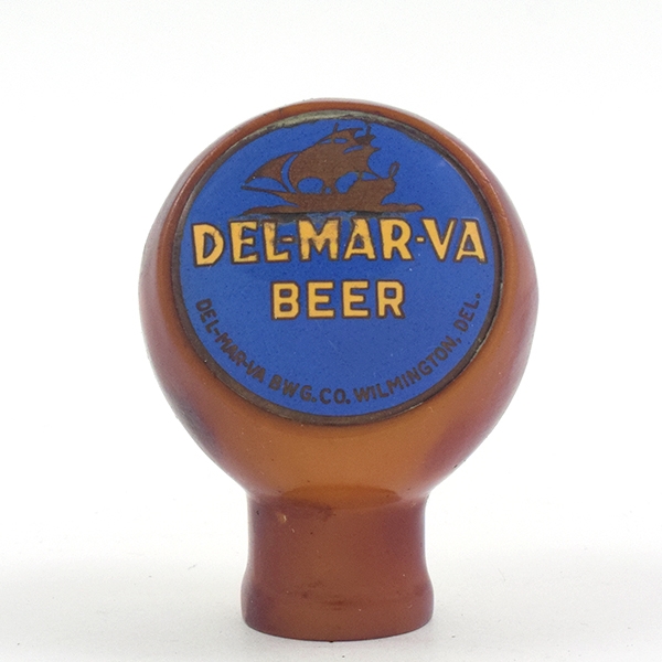 Del-Mar-VA Beer 1930s Ball Tap Knob