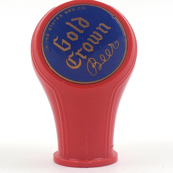 Gold Crown Beer Tap Knob