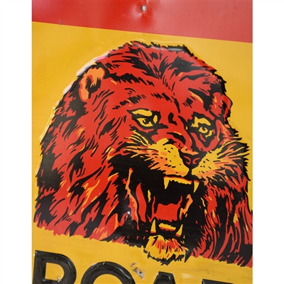 Red Lion Ale 1930s Tin Sign RARE